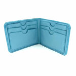 portofel barbati personalizat piele albastru deschis