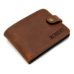 portofel barbati personalizat piele maro inchis vintage personalizat2