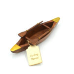 barca lemn cadou personalizat mesaj