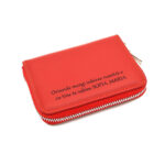 portmoneu dama mini cadou personalizat piele rosie