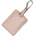 set cadou husa pasaport tag piele roz personalizat4