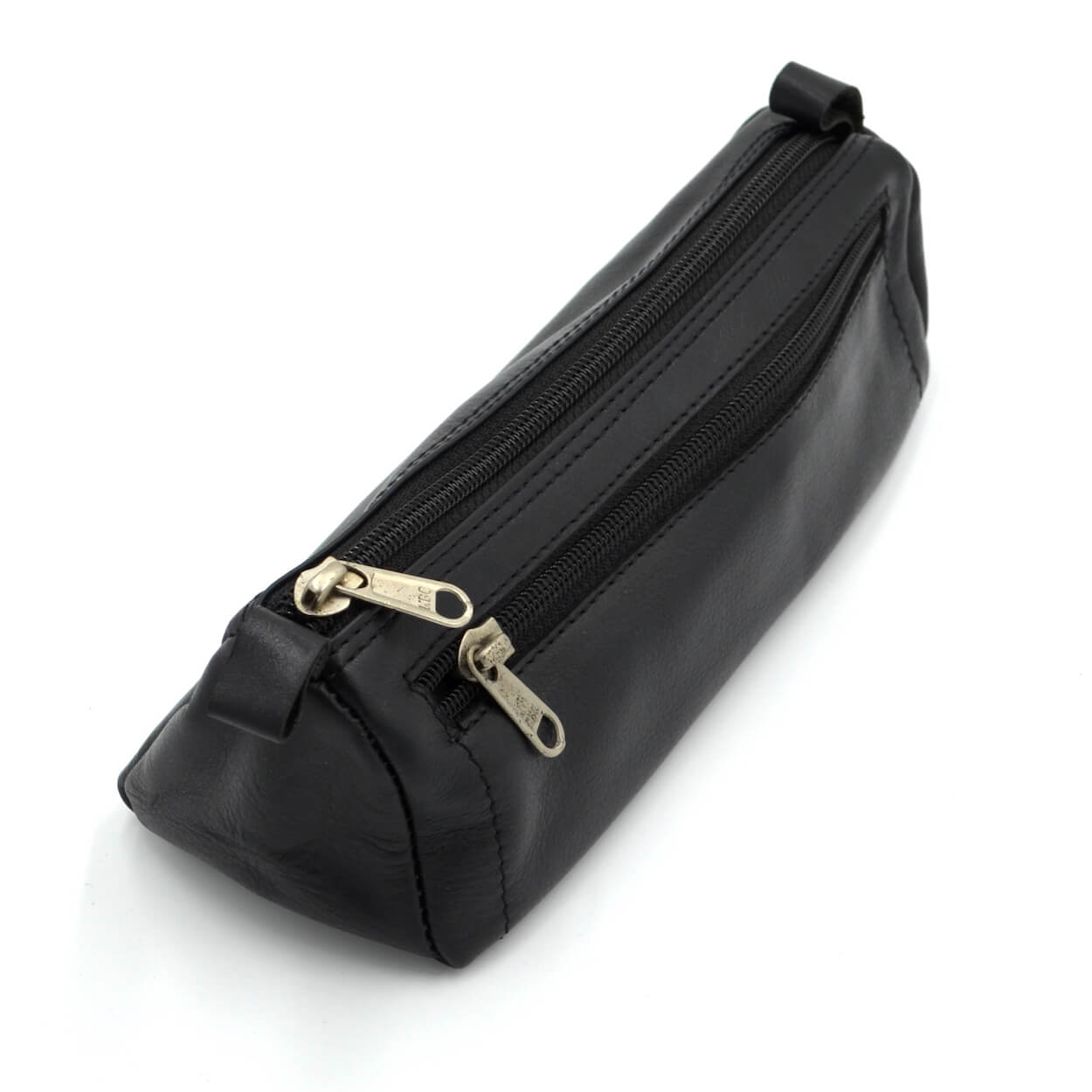 penar negru fermoar piele naturala personalizat cadou1 penar negru fermoar piele naturala personalizat cadou1