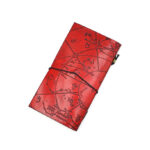 Jurnal cadou din piele naturala rosu cadou personalizat3