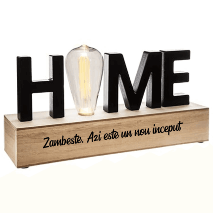 decor personalizat HOME text cadou 44