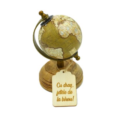 glob decorativ eticheta personalizata