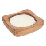 lumanare parfumata premium paola din lemn 150g brown