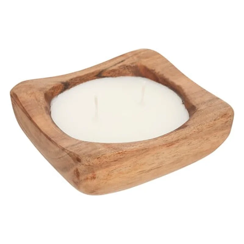 lumanare parfumata premium paola din lemn 150g brown