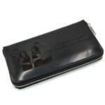 portmoneu dama cadou doamne personalizat imagine si text piele lucioasa negru1